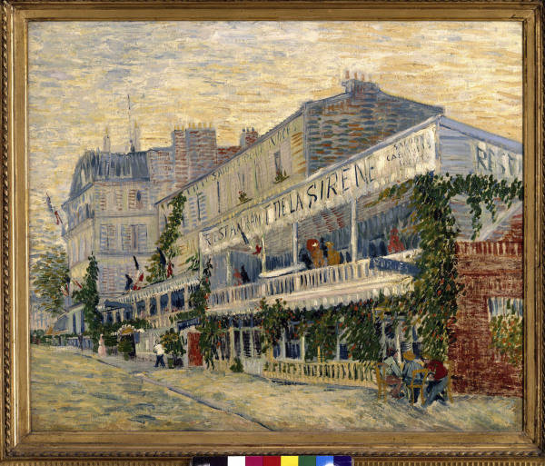 Van Gogh / Restaurant de la Sirene /1887 a Vincent Van Gogh