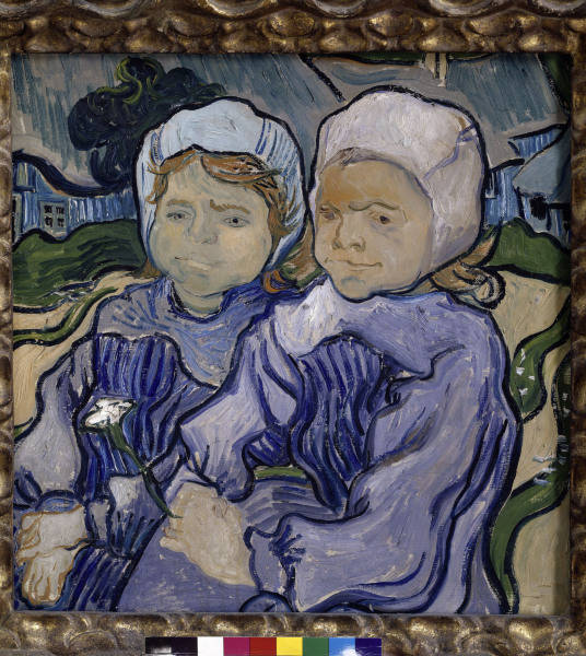 Van Gogh / Two children / 1890 a Vincent Van Gogh