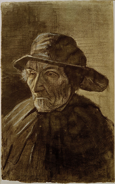 V.van Gogh, Fisherman with a Sou wester a Vincent Van Gogh