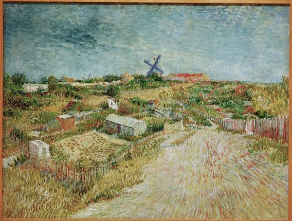 V.v.Gogh,Veget.Gard.at Butte Montmartre a Vincent Van Gogh