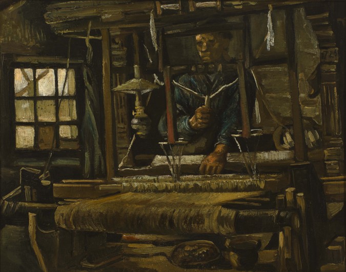A Weaver's Cottage a Vincent Van Gogh