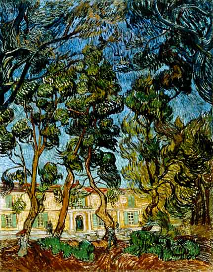 Alberi nel giardino dell' Ospedale di St. Paul a Vincent Van Gogh