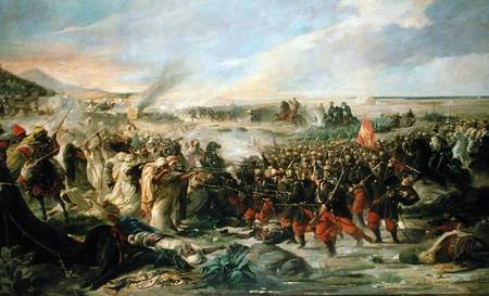 The Battle of Tetuan in 1868 a Vincente Gonzalez Palmaroli