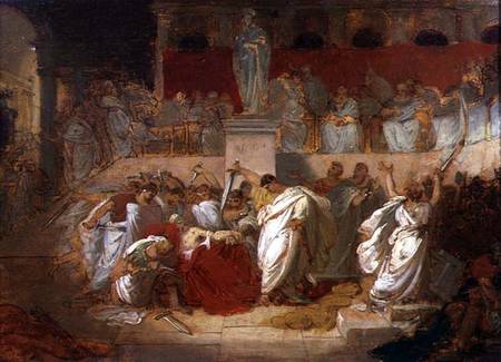 The Death of Caesar a Vincenzo Camuccini
