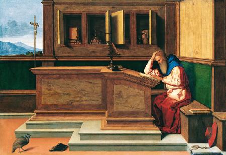 Saint Jerome in His Study