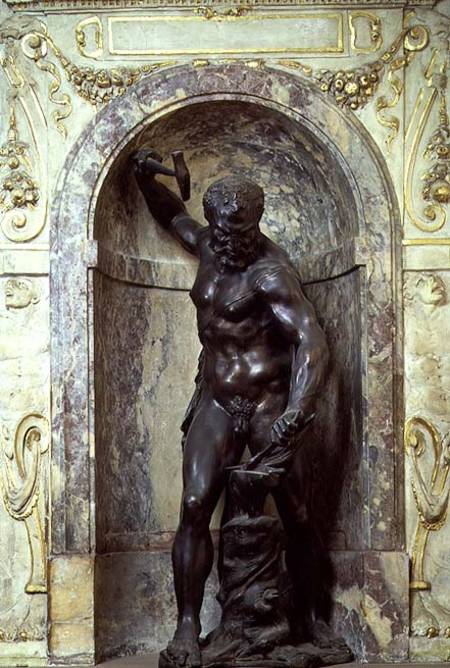 Vulcan, sculpture a Vincenzo de' Rossi