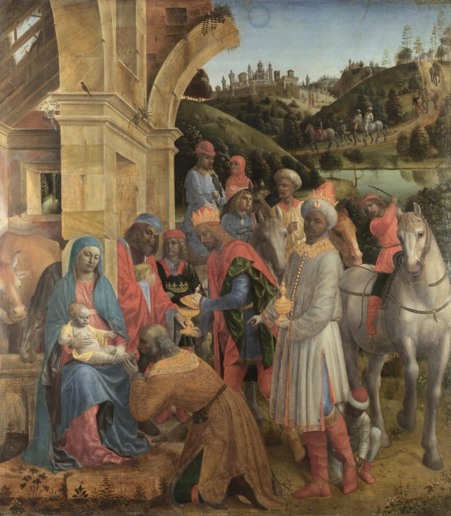 The Adoration of the Kings a Vincenzo Foppa
