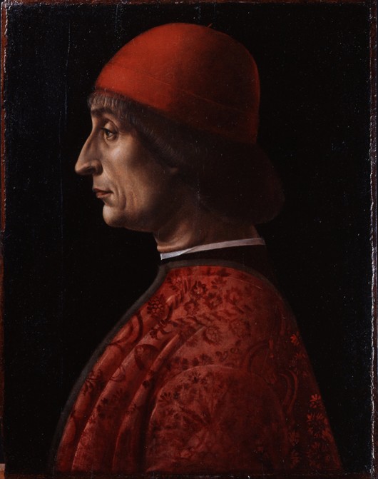 Portrait of Giovanni Francesco Brivio a Vincenzo Foppa