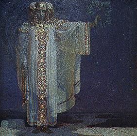 The prophet Libuse (queen) of Bohemia 700-738 a Vitezlav Karel Masek