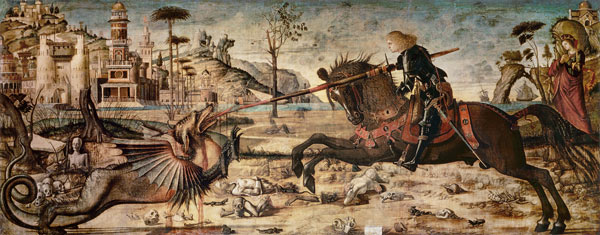 St. George Killing the Dragon a Vittore Carpaccio