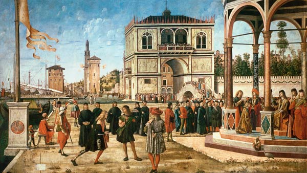 The Story of St. Ursula, the Repatriation of the English Ambassadors a Vittore Carpaccio