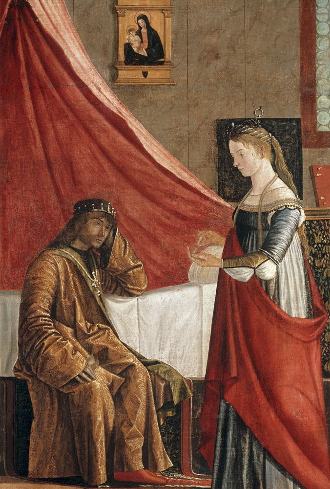 Carpaccio / Arrival..., King with Ursula a Vittore Carpaccio