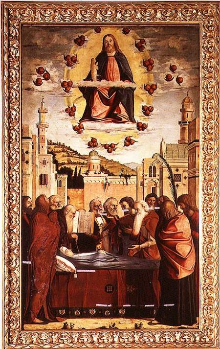 Death of the Virgin (altarpiece) a Vittore Carpaccio
