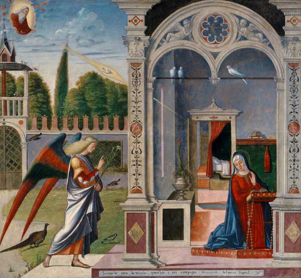 The Annunciation a Vittore Carpaccio