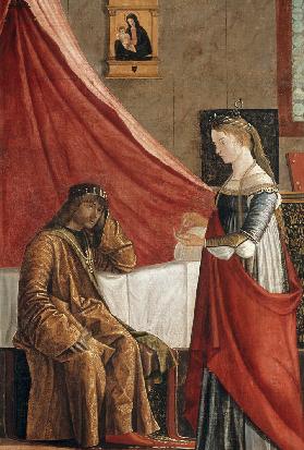 Carpaccio / Arrival..., King with Ursula