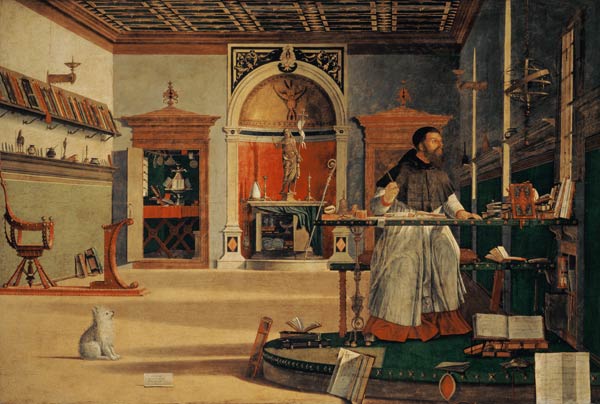 Carpaccio /Vision of St.Augustine/ Ptg. a Vittore Carpaccio