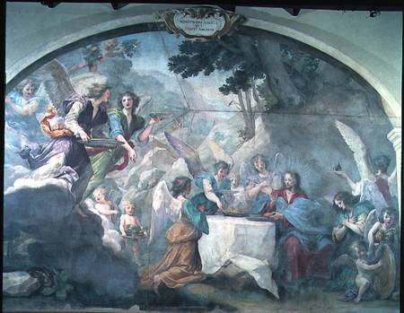 Christ served by Angels a Volterrano (eigentl. Baldassare Franceschini)