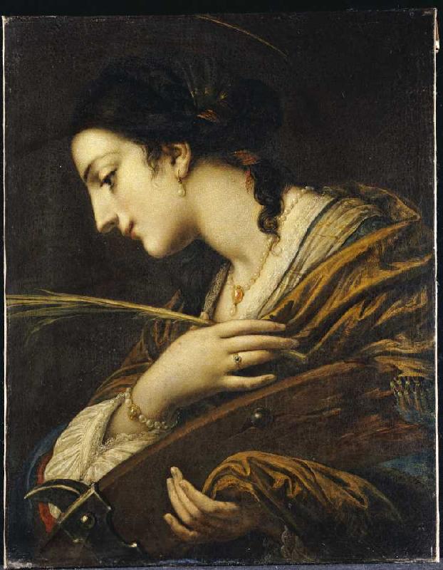 Die heilige Katharina von Alexandria. a Volterrano (Baldassare Franceschini)