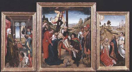 Descent from the Cross, and the Legend of the True Cross a Vranck van der Stock