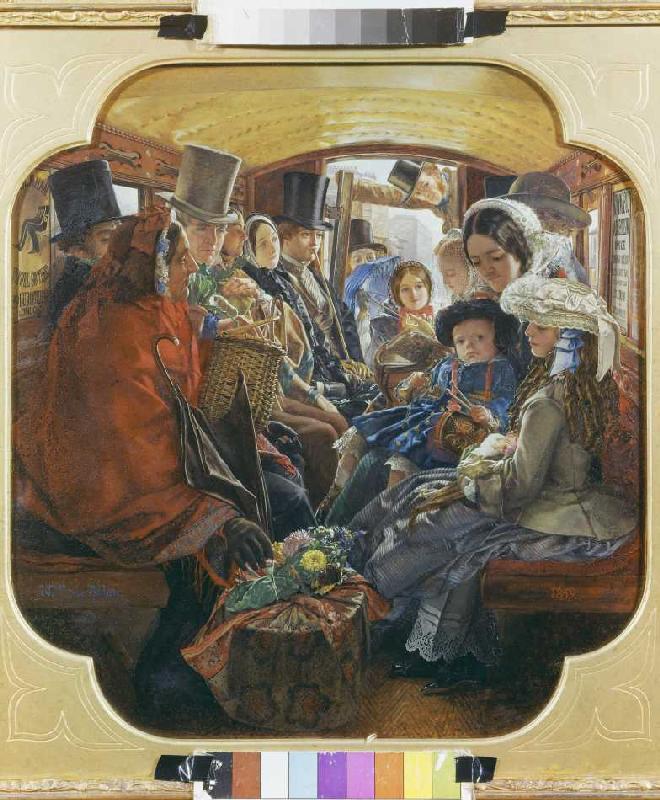 Bus Interior (bus Life in London 1859) a W. M Egley