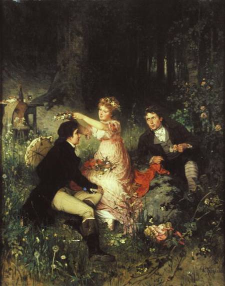 The Flower Garland a Waldemar Friedrich