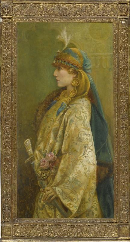 Portrait of Sarah Bernhardt as Roxanna in "Adrienne Lecouvreur" a Walford Graham Robertson