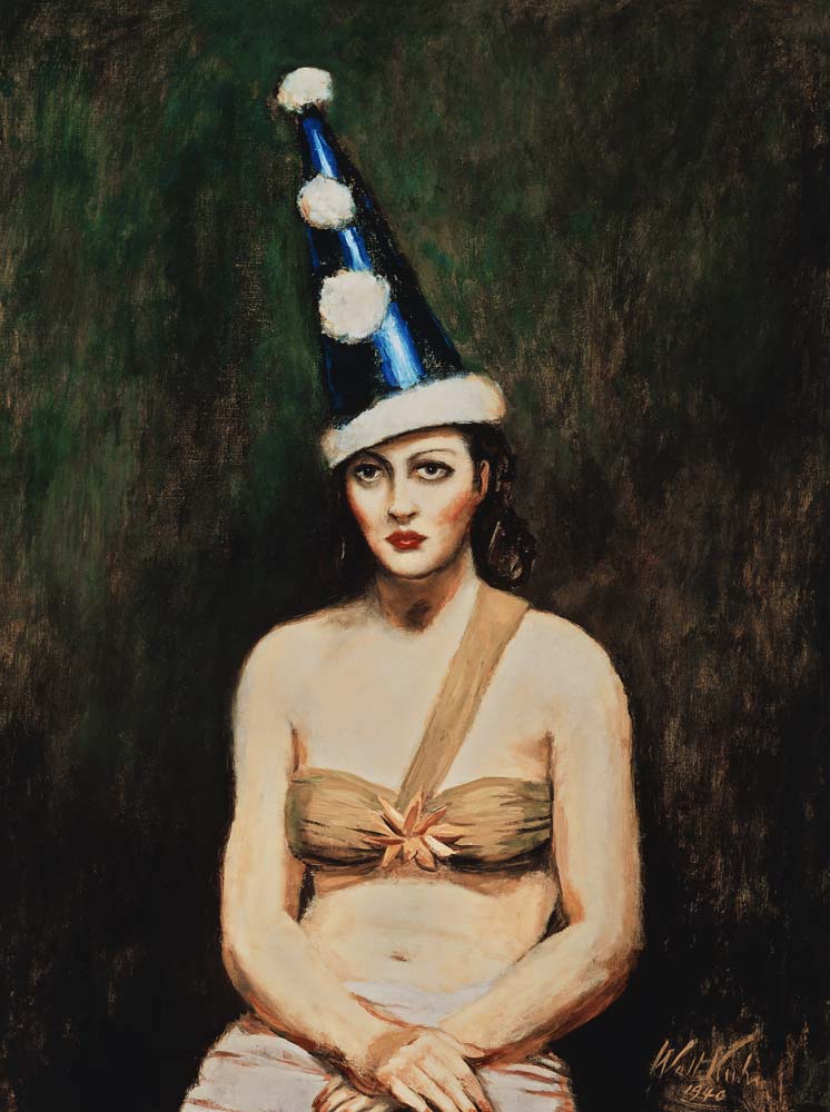 Girl in Pierrots Hat, 1940 a Walt Kuhn