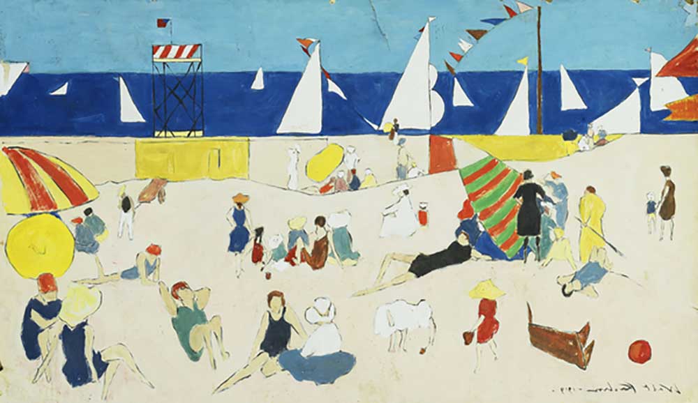At the Beach, 1919 a Walt Kuhn