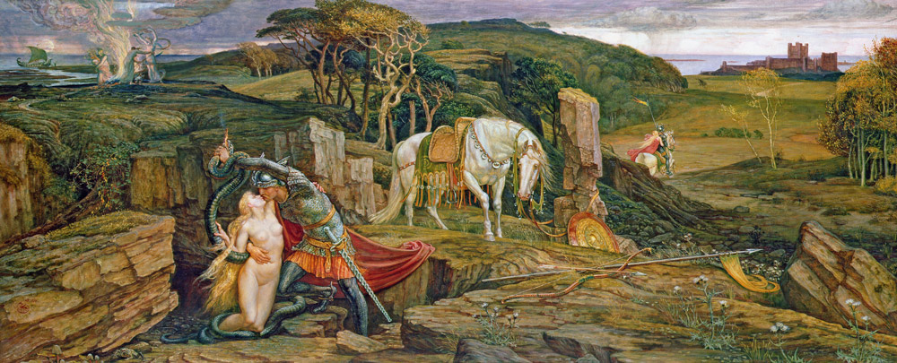 The Laidly Worm of Spindleston Heugh a Walter Crane