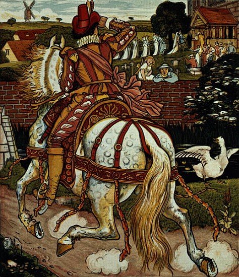 ''Margery''s brother returns from far off lands'': from Little Goody Two Shoes a Walter Crane