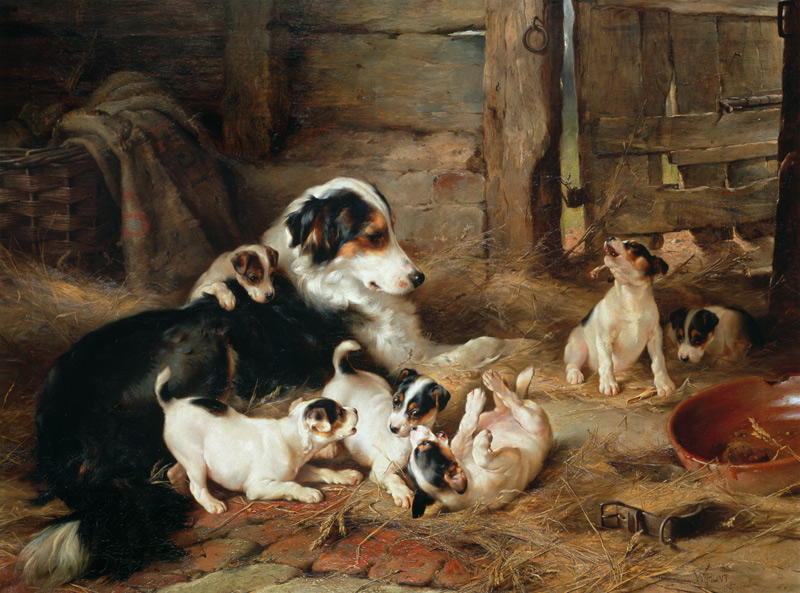 Dog family a Walter Hunt