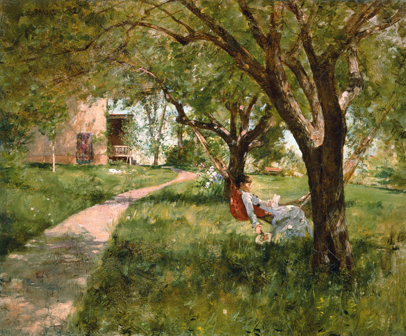 In the afternoon in the hammock a Walter Launt Palmer