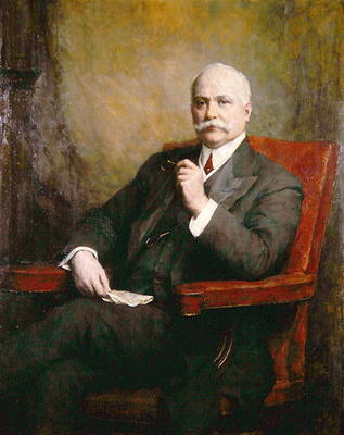 Portrait of Sir Edward Hopkinson Holden (1848-1919) First Baronet 1911 (oil on canvas) a Walter William Ouless