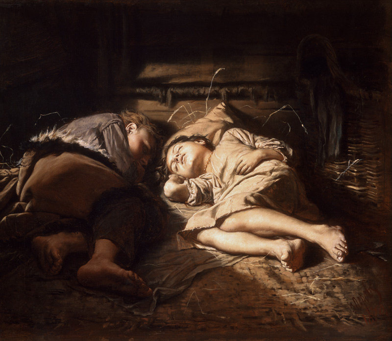Sleeping children a Wassili Perow