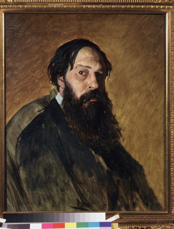 Portrait of the artist Alexei Savrasov (1830-1897) a Wassili Perow