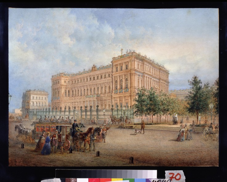 View of the Nicholas Palace in St. Petersburg a Wassili Sadownikow