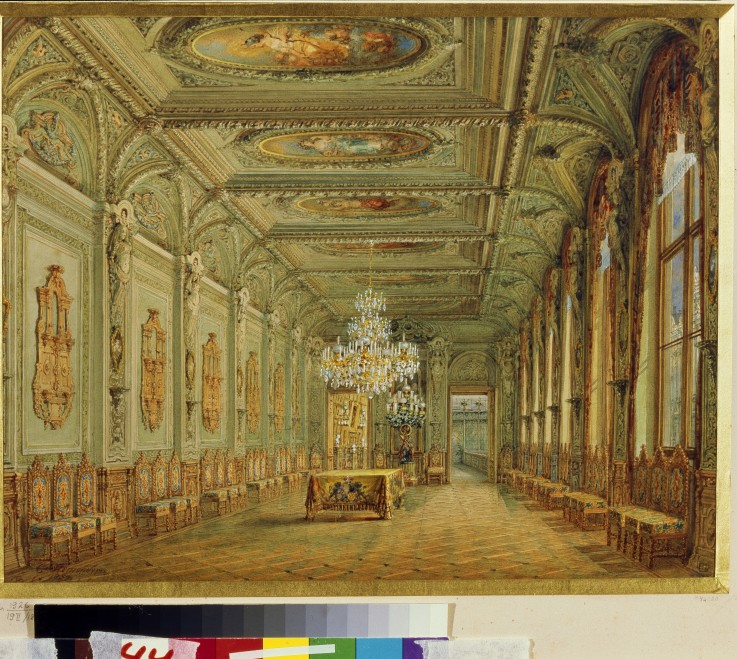 The Main dining room (Gallery of Henry II) in the Yusupov Palace in St. Petersburg a Wassili Sadownikow