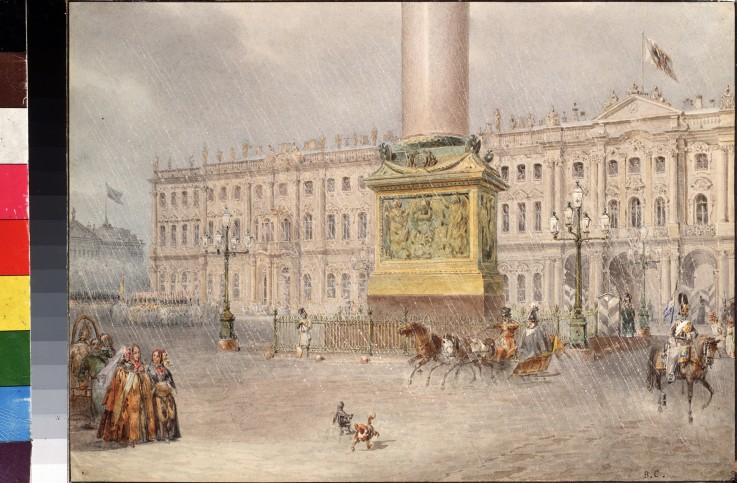 The Palace Square in Saint Petersburg a Wassili Sadownikow