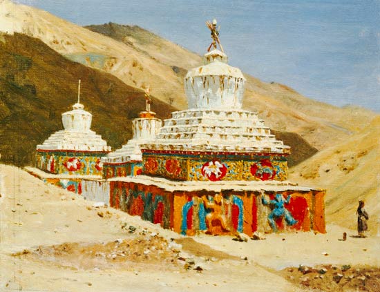 Totentempel in Ladakh a Wassili Werestschagin