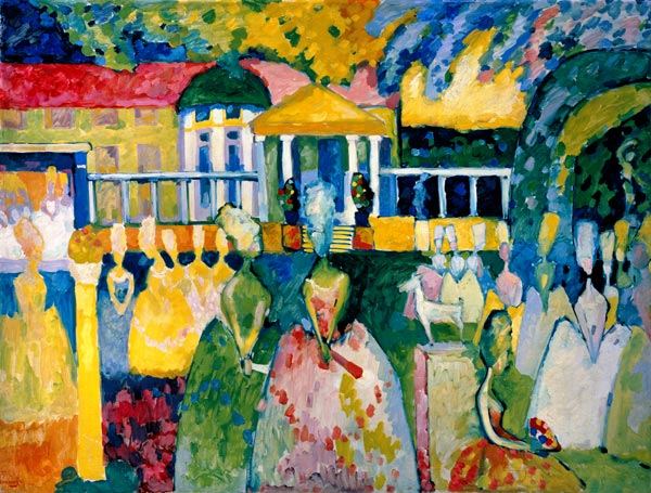 Hoarfrost skirts a Wassily Kandinsky