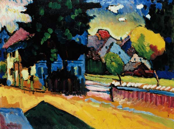 Murnau - Landscape with/1908 a Wassily Kandinsky