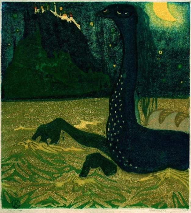 Moonlit Night a Wassily Kandinsky