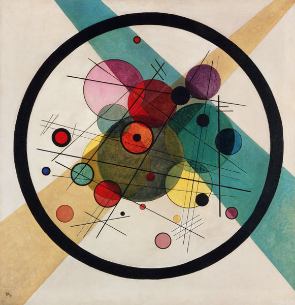 Circles in a Circle a Wassily Kandinsky