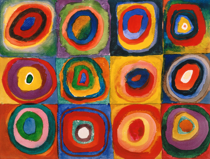 Cerchi concentrici a Wassily Kandinsky