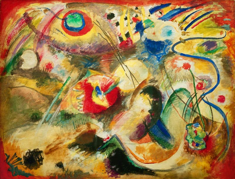 Untitled Picture (Deluge) a Wassily Kandinsky