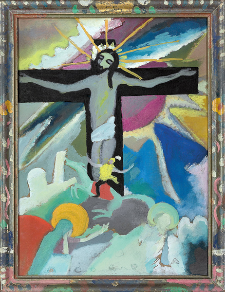 Gekreuzigter Christus a Wassily Kandinsky