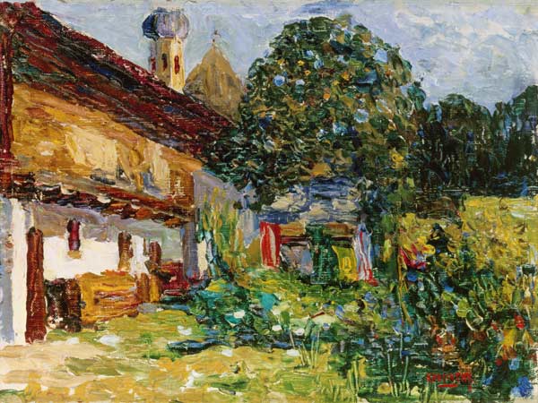 Kochel-Bauernhaus, 1902 a Wassily Kandinsky