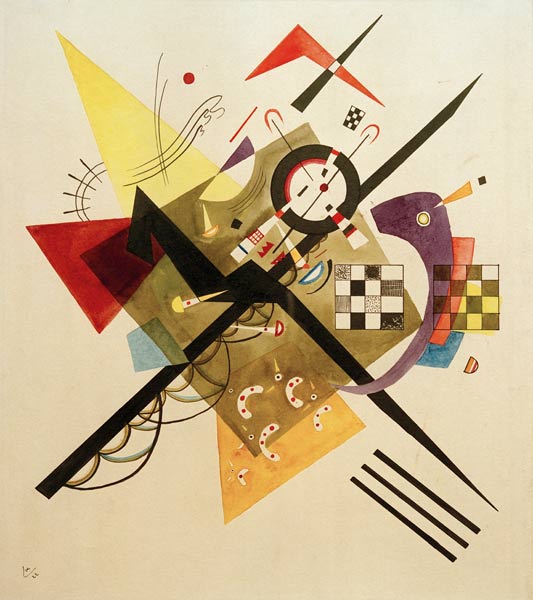 Sketch for On White II a Wassily Kandinsky