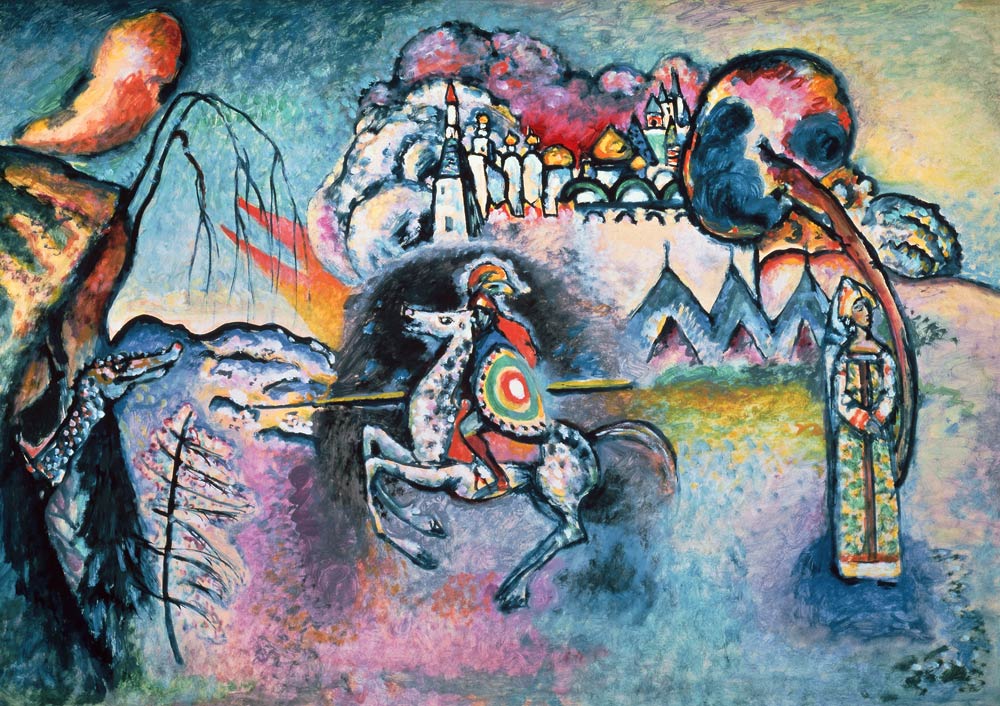 Rider, St. George a Wassily Kandinsky