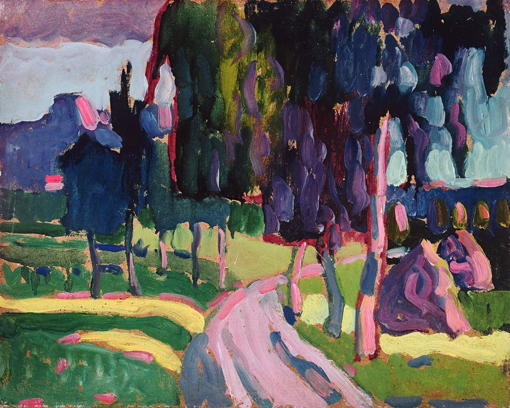 Summer at Murnau a Wassily Kandinsky